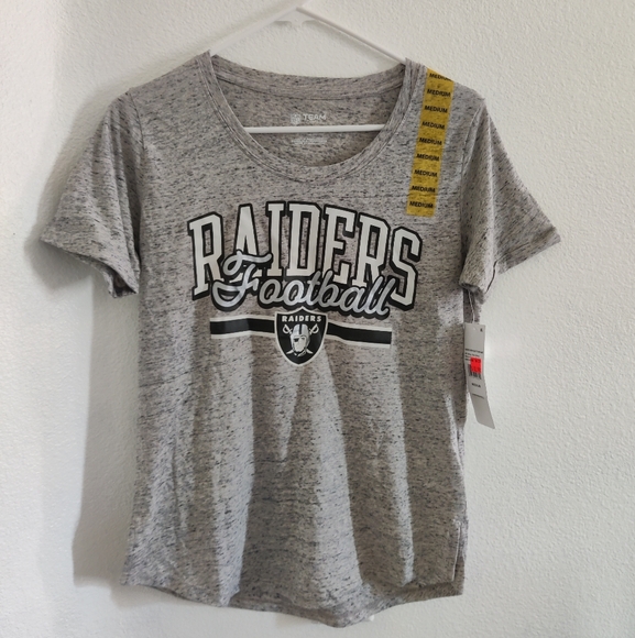 Raiders Gray T-Shirt - Picture 1 of 2